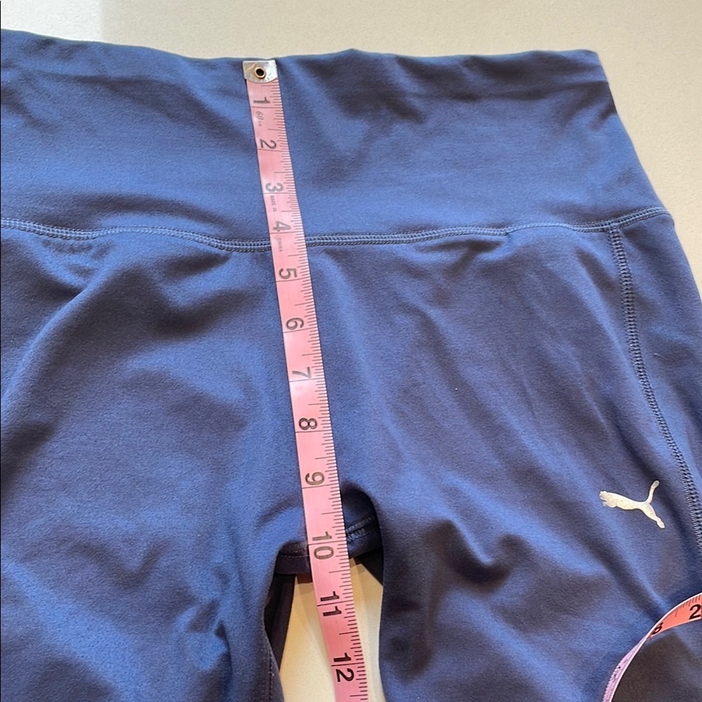 Puma Moto Mesh Leggings, Slate Blue Size L - Picture 10 of 13